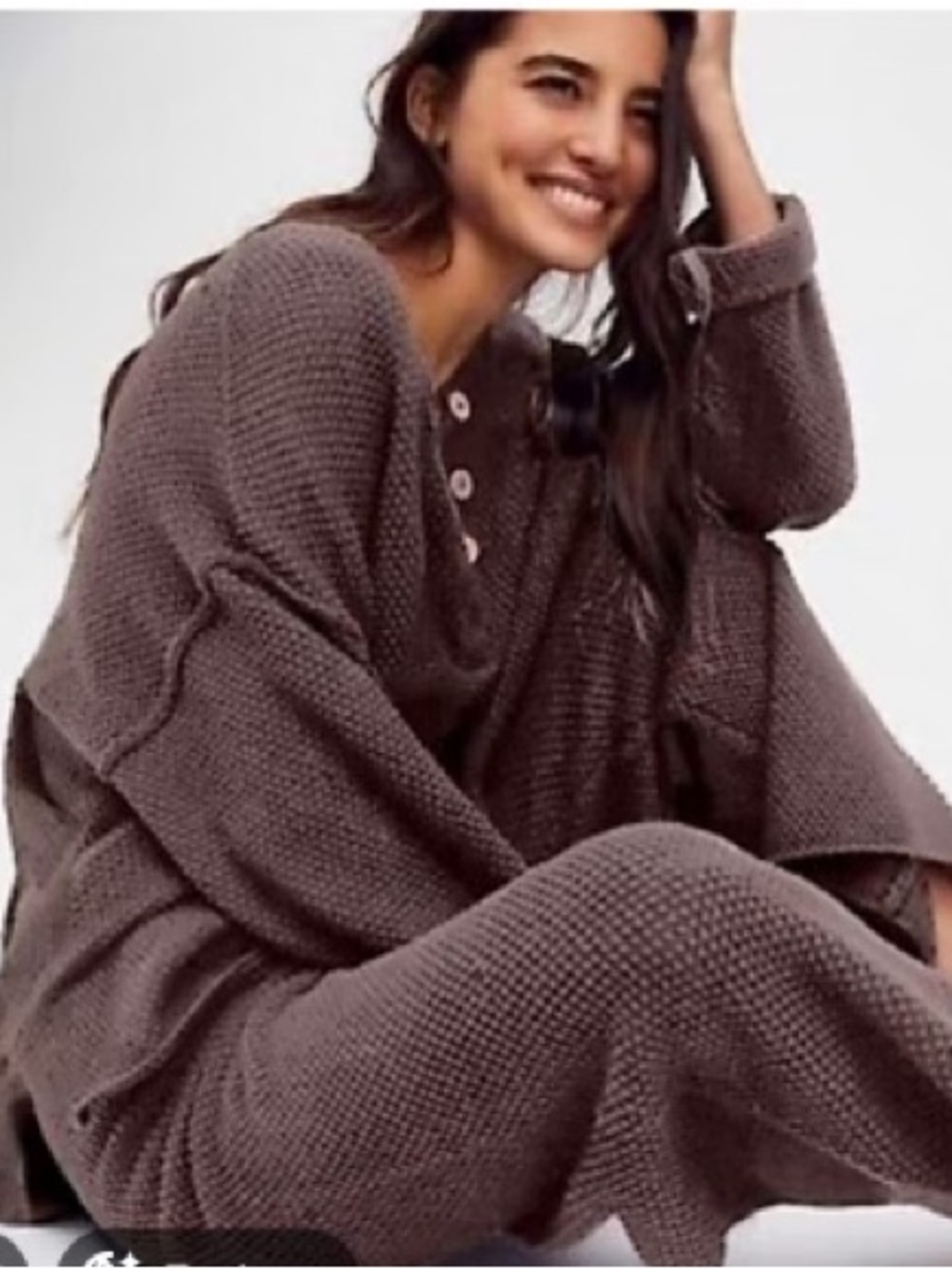 FP free people Hailee knit sweater set new size small